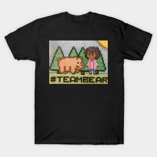 Team Bear Black Hair (DA) T-Shirt